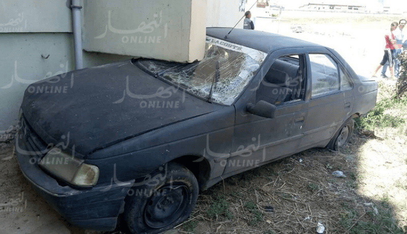 بالصور.. إنحراف سيارة يخلف جريحين في حالة خطيرة في عين تموشنت