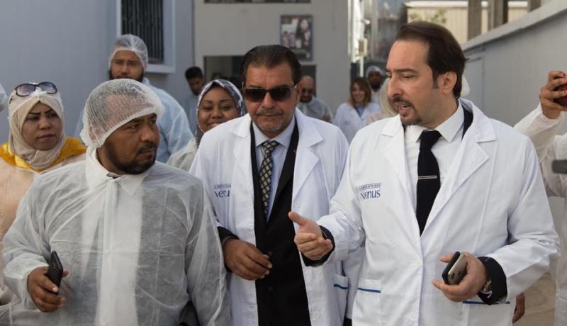 بالصور.. وفد من نساء ورجال أعمال ليبيين يزورون مخبر فينوس