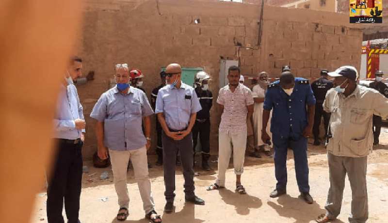 أدرار: انفجار قارورة غاز يودي بحياة شخصين والوالي يعاين مكان الحادث