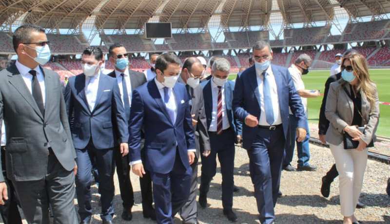 ناصري وخالدي وسواكري يعاينون المنشآت التي ستحتضن ألعاب البحر المتوسط بوهران