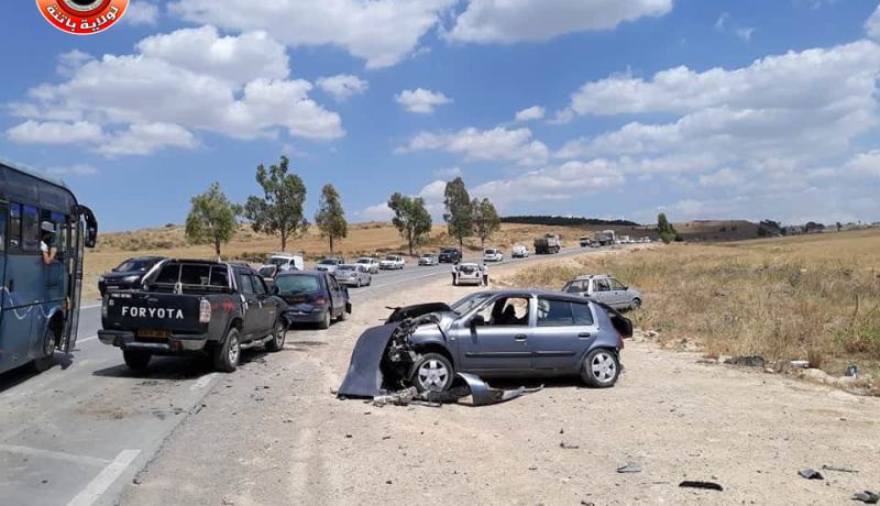 باتنة: إصابة 4 أشخاص في اصطدام بين 4 سيارات سياحية