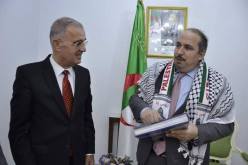الأمين العام للأفلان يستقبل سفير دولة فلسطين بالجزائر