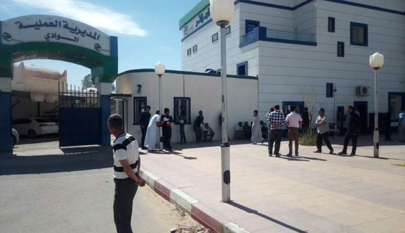 عمال الحراسة باتصالات الجزائر للوادي يحتجون ويطالبون بادماجهم