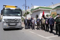 ولاية المدية تتبرع للبليدة بشاحنات محملة بالفرينة والسميد والزيوت ومواد أخرى