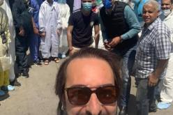 مالك مخابر “فينوس” يزور مرضى وأطباء مستشفى فرانس فانون.. بن بولعيد وابراهيم تيريشين