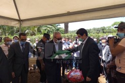 تشييع جثمان الراحل لمين بشيشي بمقبرة العالية