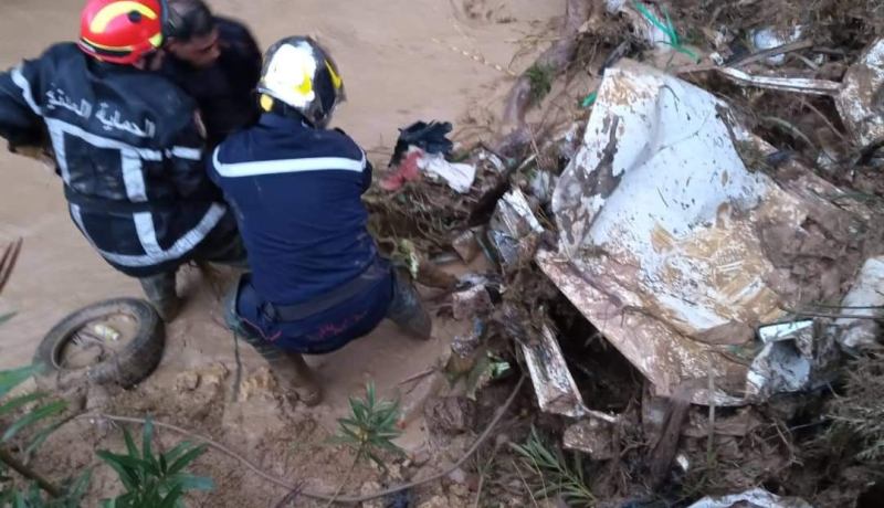 للبحث عن الضحايا.. تيارت تدعم الحماية المدنية للشلف بالكلاب المدربة و31عون