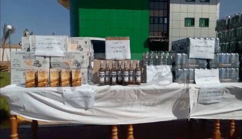 درك مستغانم يحبط تمرير قرابة 3 آلاف قارورة خمر ويوقف مروّجين