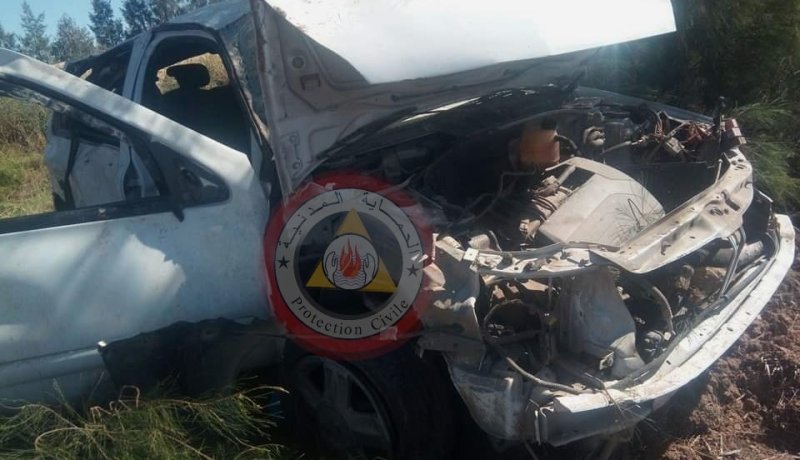 الجلفة: وفاة شخص وإصابة آخرين في انحراف وانقلاب سيارة