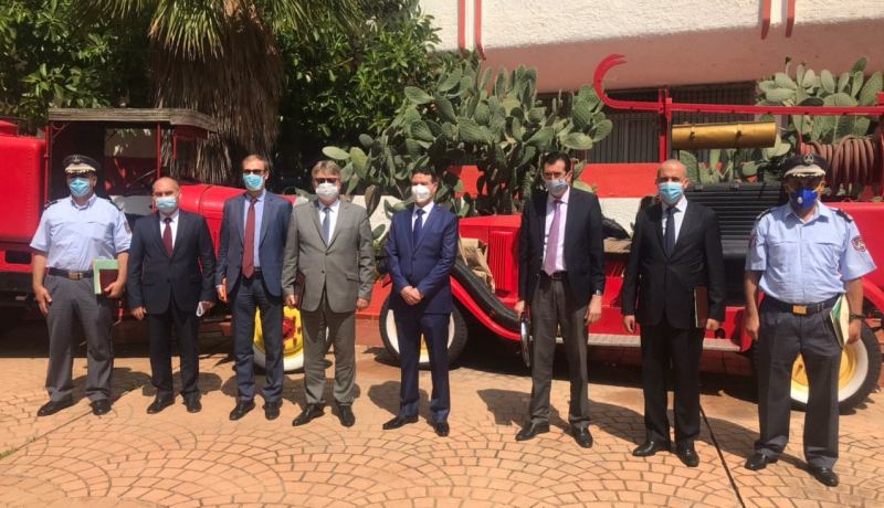 سفير روسيا لدى الجزائر يلتقي المدير العام للحماية المدنية