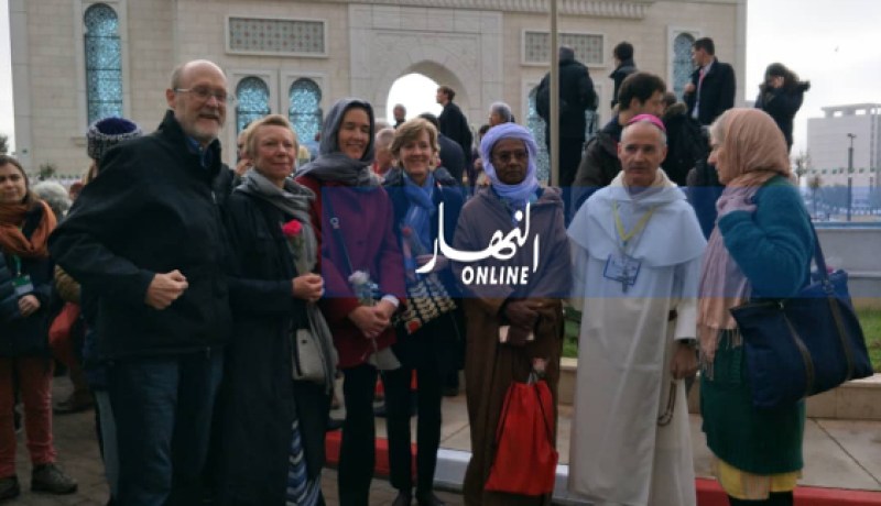بالصور: الوفد المسيحي في زيارة للمسجد القطب عبد الحميد ابن باديس
