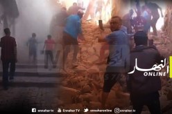 انهيار مبنى في حي القصبة العتيق وسط العاصمة