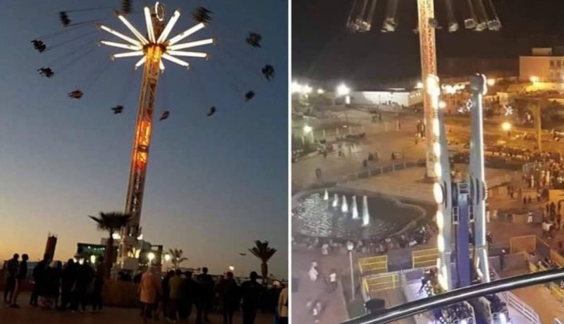 أمن مستغانم يكشف سبب سقوط الأرجوحة العملاقة بـ”موستالاند”