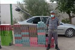 جمارك تبسة تحجز 2000 علبة سجائر و4750 علبة معسل شيشة