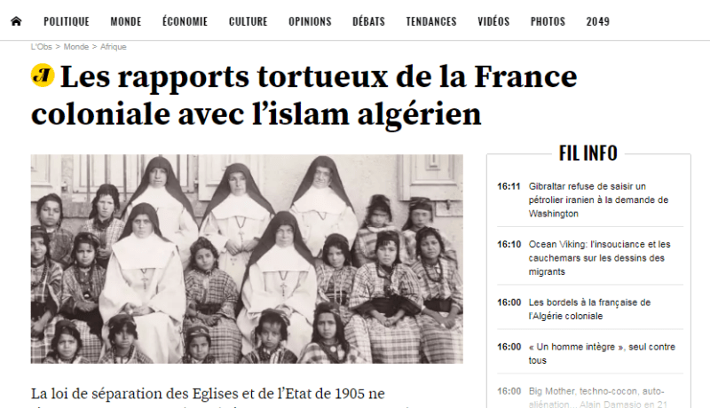 صحيفة فرنسية: فرنسا خدعت الداي حسين وقيّدت الإسلام في الجزائر لنشر المسيحية