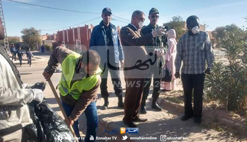 جمعية التبادل بين الشباب تباشر حملة نظافة واسعة بأحياء أدرار