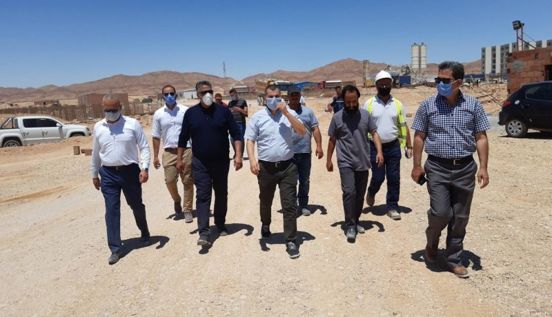 المدير العام لوكالة “عدل” يشرف على انطلاق مشروع 800 مسكن ببسكرة
