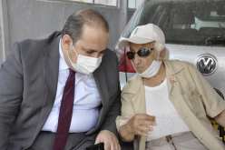 الأمين العام للأفلان يزور المجاهد عثمان بلوزداد