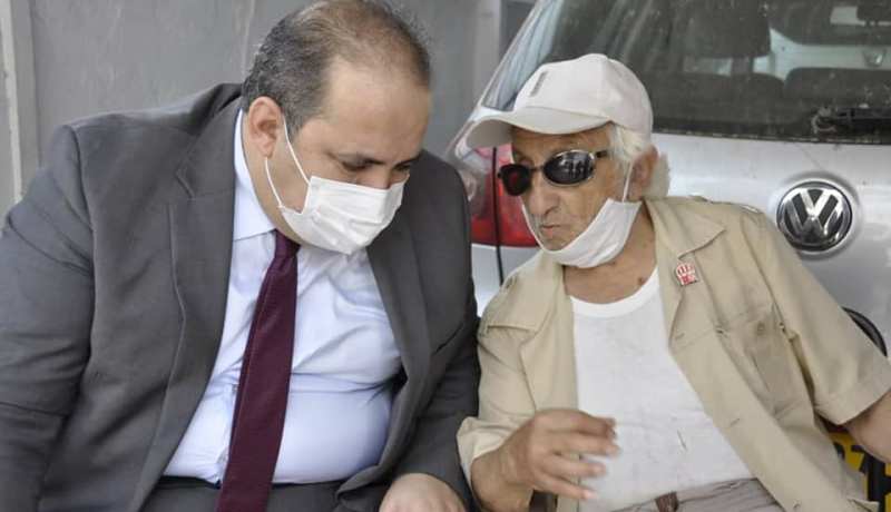 الأمين العام للأفلان يزور المجاهد عثمان بلوزداد