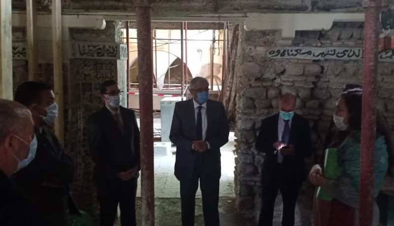 والي قسنطينة يتفقد الجامع الاخضر ومنزل العلامة عبد الحميد ابن باديس