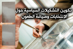 تكوين التشكيلات السياسية حول الإنتخابات وصياغة الطعون