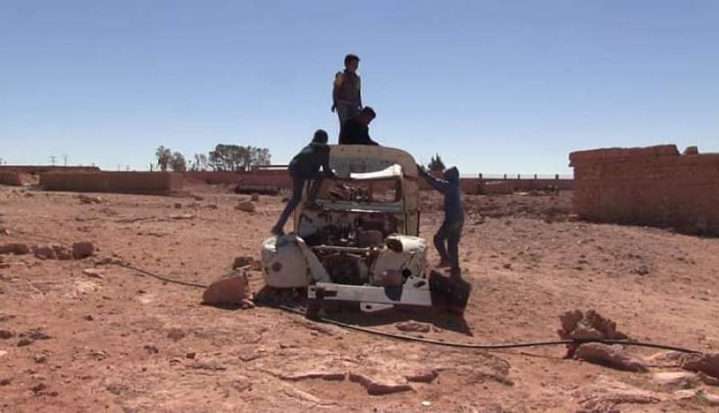 بالصور.. عائلات طوارق المنطقة الصناعية خارج مجال التغطية بغرداية