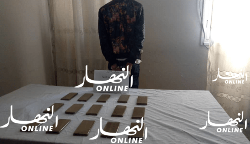 حجز 1.5 كلغ كيف وتوقيف مروج مخدرات بغليزان