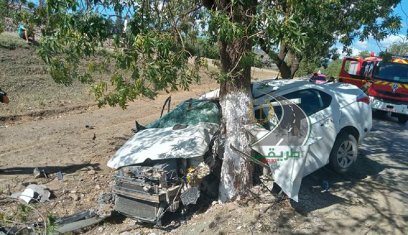 عين الدفلى..تشييع جنازة ملازم أول بالحماية المدنية وزوجته توفيا في حادث مرور