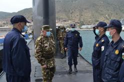 قائد القوات البحرية بالنيابة في زيارة عمل وتفتيش للواجهة البحرية الغربية