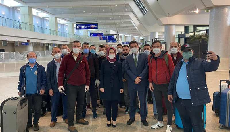 الرعايا الأتراك يغادرون الجزائر عبر رحلة جوية خاصة