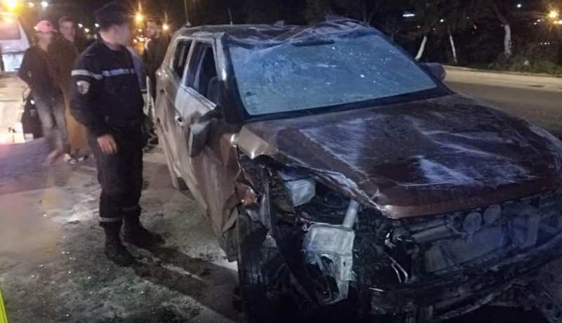 إصابة شخص في تصادم 3 سيارات بوهران