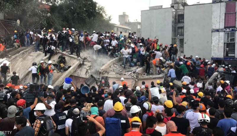 المكسيك: عشرات القتلى والجرحى في زلزال عنيف الثاني لنفس الشهر