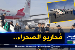بالصور.. طائرة الخُضر تتوقف في جانت لهذا السبب!