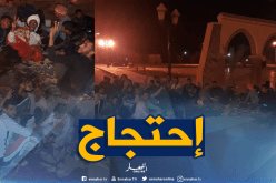بالصور …المحتجون على قائمة أعوان الحماية المدنية ينتقلون للمبيت أمام مقر ولاية تندوف