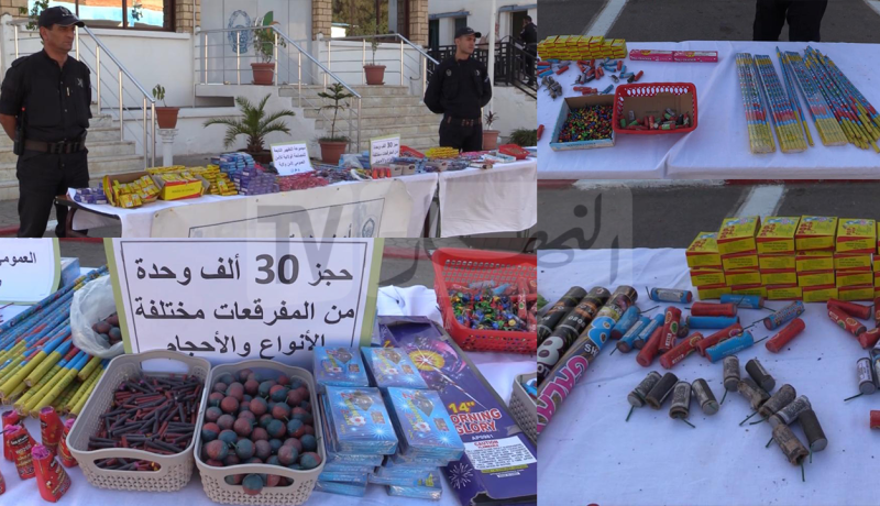 أمن وهران يحجز حوالي 30 ألف وحدة مفرقعات عشية المولد النبوي