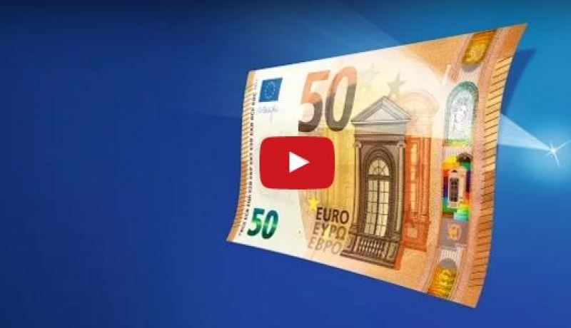بالفيديو.. ورقة 50 يورو الجديدة لا يمكن تزويرها