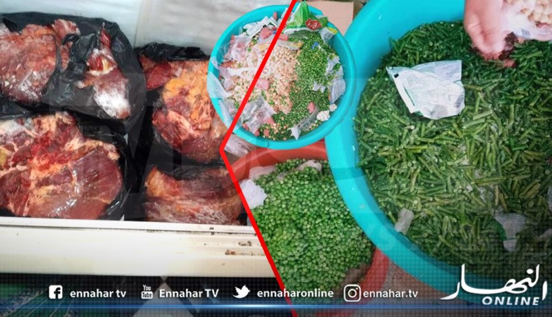 حجز أزيد من قنطار من اللحوم والمواد الغذائية الفاسدة في تيارت
