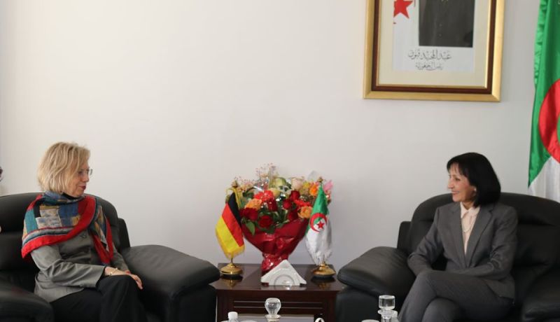 وزيرة البيئة تستقبل سفيرة ألمانيا لدى الجزائر