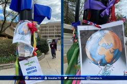 جزائريون مقيمون بواشنطن يحيون أطباء مستشفى جورج تاون بطريقتهم الخاصة