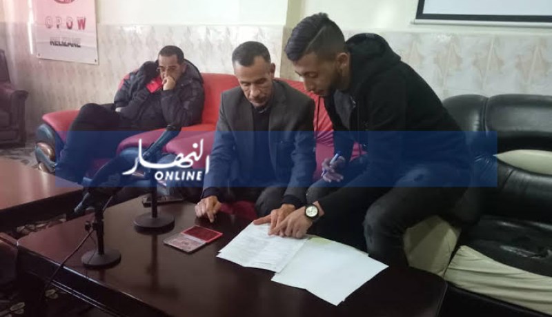 بالصور.. حاجي ينضم رسميا لفريق سريع غليزان