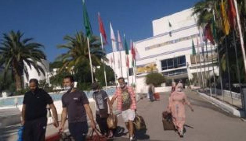 قالمة.. مغادرة المواطنين المحجور عليهم بالمركب الحموي الشلالة