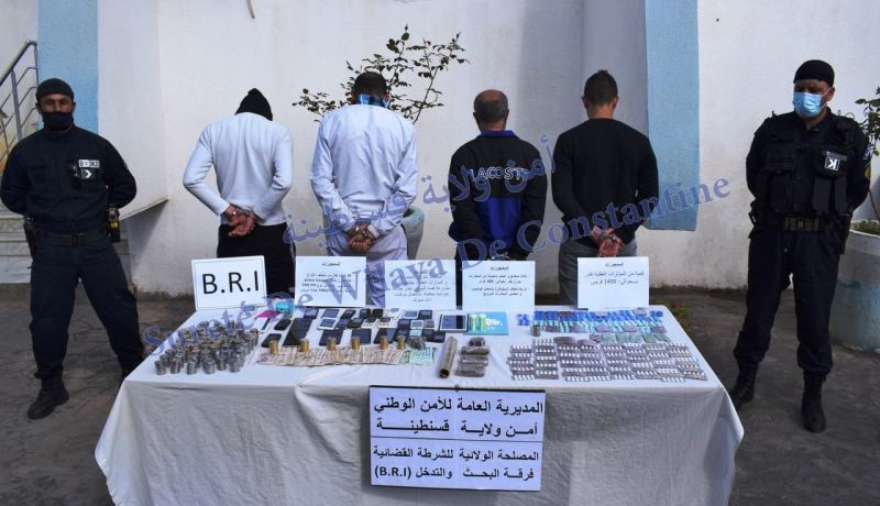 قسنطينة: وضع حد لنشاط شبكة ترويج مخدرات ومؤثرات عقلية مصنفة