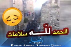 بالفيديو .. حريق مهول بأحد المقاهي في أعالي القصبة بالعاصمة