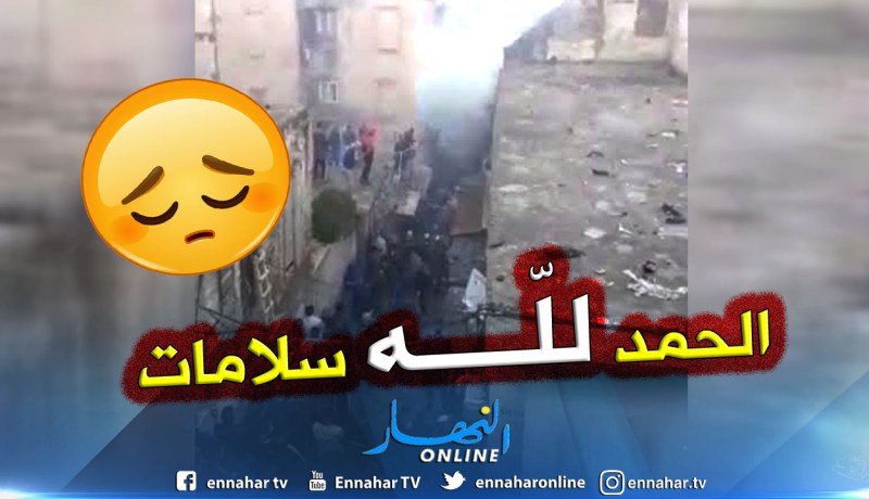بالفيديو .. حريق مهول بأحد المقاهي في أعالي القصبة بالعاصمة