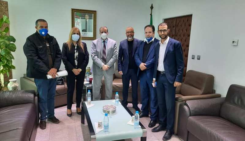 وزير التجارة يستقبل أعضاء التكتل الوطني للتضامن والإغاثة