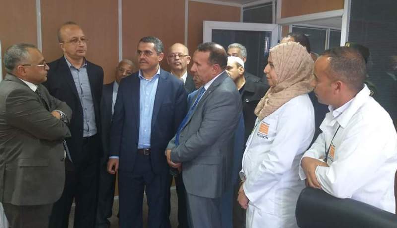 حكار يزور مشروع محطة ضغط الغاز بحاسي رمل