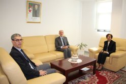 مدير المعهد الدبلوماسي يستقبل سفير المكسيك لدى الجزائر