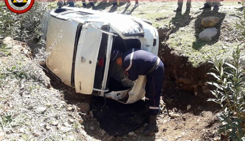 وفاة طفل في حادث انقلاب سيارة بالمدية