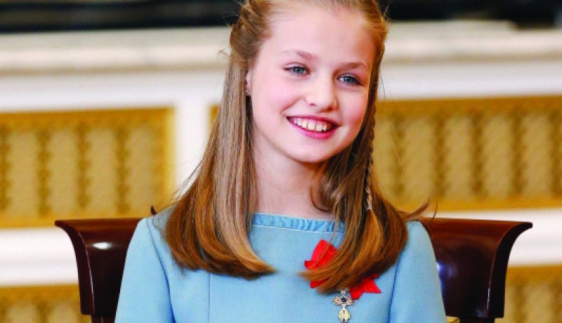 بعد إصابة زملائها في المدرسة بكورونا.. وريثة عرش إسبانيا بالحجر الصحي