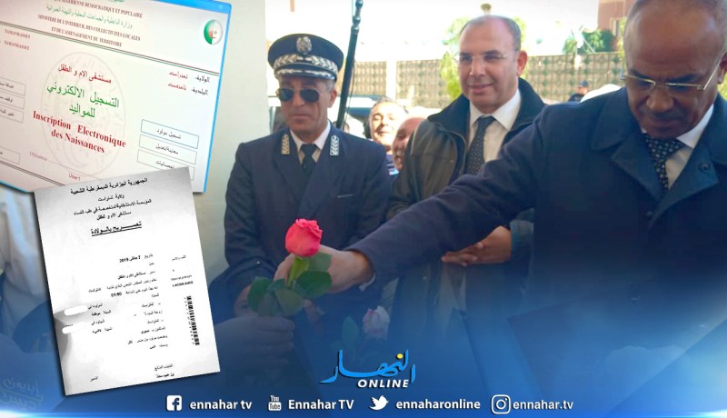 بالصور.. بدوي يشرف على أول عملية التسجيل البيومتري للولادات بتمنراست